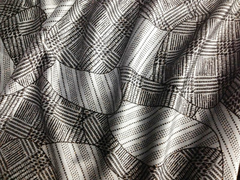 NEW Heavy Velvet Glitter Fabric Silvery Grey Abstract DressCrafts FREE PP 321232402680