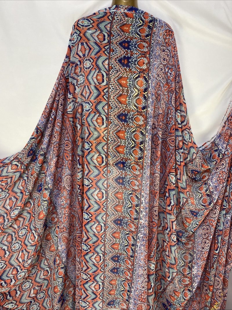 NEWChiffon-Georgette-Aztec-Floral-Panel-Print-DressCraft-FabricFREE-PP-226759161290 NEWChiffon Georgette Aztec Floral Panel Print DressCraft FabricFREE PP 226759161290