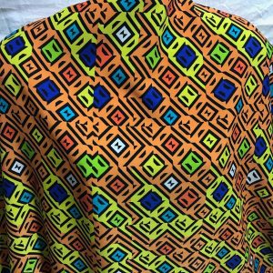 M/Weight Microfiber Polyester African Print Dress/Craft Fabric