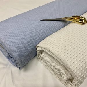 Poly Stretch Waffle Jaquard Jersey Dress/Craft/Curtain Fabric
