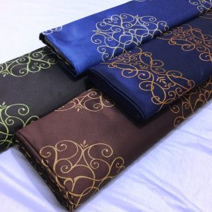 Damask Design Reversible Satin Jacquard Curtains/Crafts/Cushions Fabric