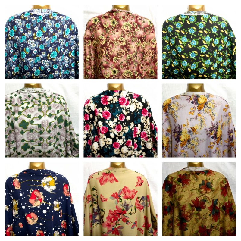 NEW Soft PowderTouch 100 Viscose 9 Assorted Prints DressCraft FabricFREE PP 224513201661