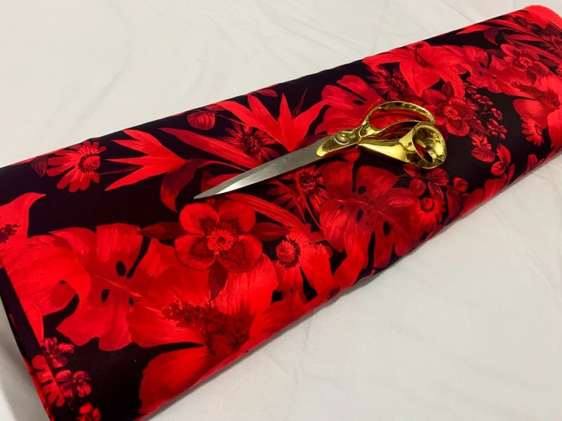 NEW100 Polyester MHeavy Soft Sateen Floral Curtain Cushion Upholstery Craft 324692500361