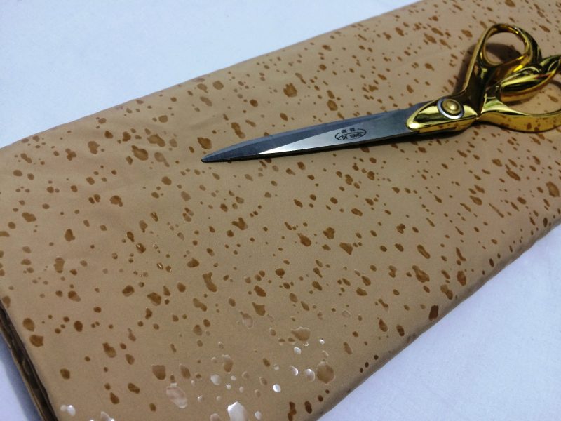 NEWDesigner Clear Sequinned Animal Print 100 Poly DressCraft FabricFREE PP 222167273461