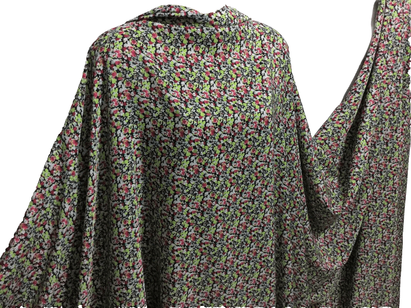 NEWLWeight Smooth Polyester Ditsy Floral Print DressCraft FabricFREE PP 322566288041