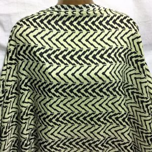Smooth Soft Touch Polyester Chevrons Print Dress/Craft Fabric