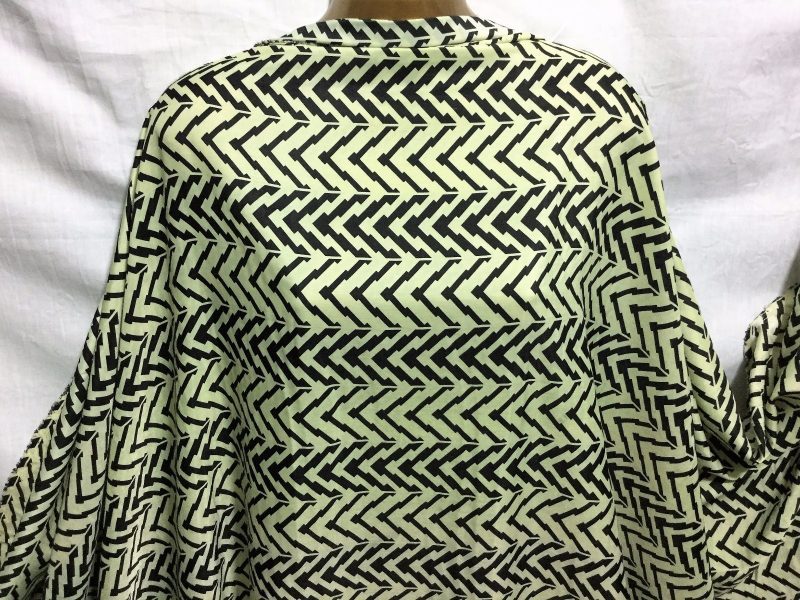 NEWSmooth Soft Touch Polyester Chevrons Print DressCraft FabricFREE PP 322571525191