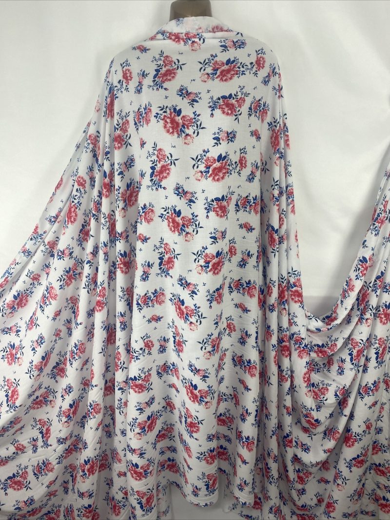 Sale Soft Woven LWeight Viscose Floral Roses Print DressCraft FabricFREE PP 225627468371