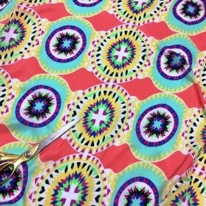 L/Weight Smooth Polyester African 8 Print Dress/Craft Fabric