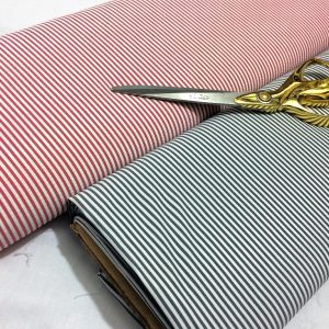 L/Weight Striped Woven Polyester Dress/Skirts/Crafts Fabric