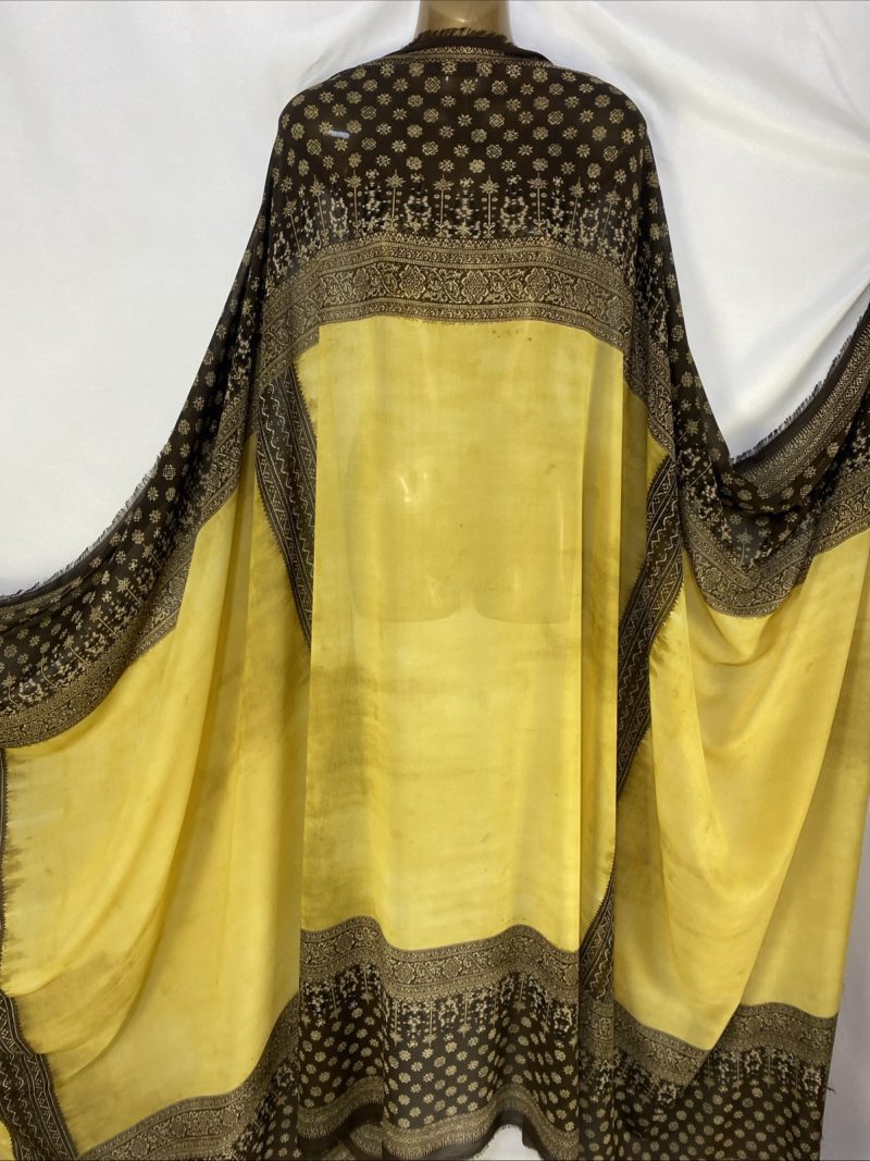 NEWChiffon Georgette Double Border Panel Print DressCraft FabricFREE PP 326586257062