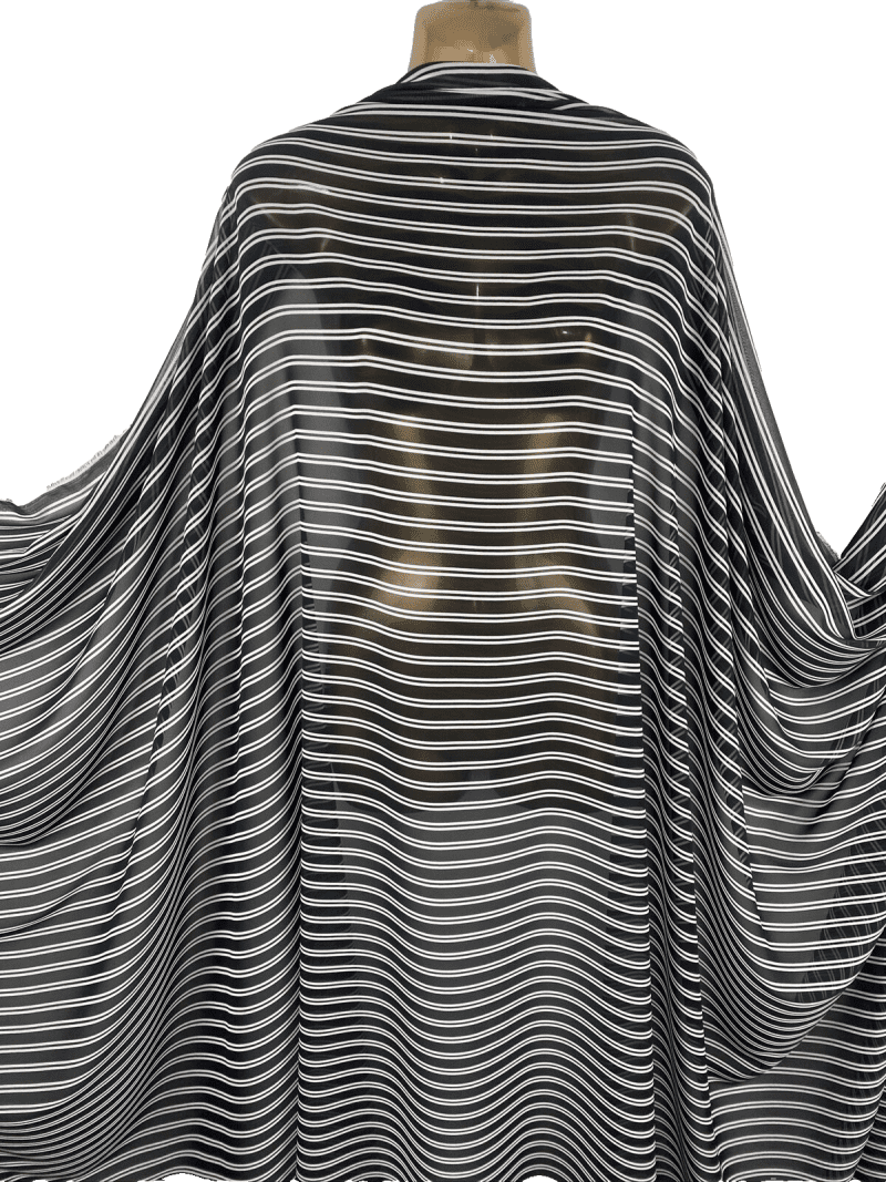 NEWSmooth Chiffon Floral Striped Print DressCraft FabricFREE PP 325690051062