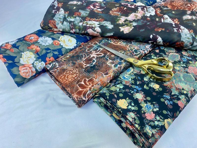 New Top Quality Smooth Polyester Designer Floral Prints Dress FabricFREE PP 226972798992