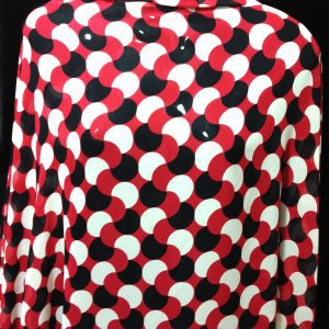 Soft Drapey Chiffon Georgette Spotted Print Fabric *new*FREE P&P*