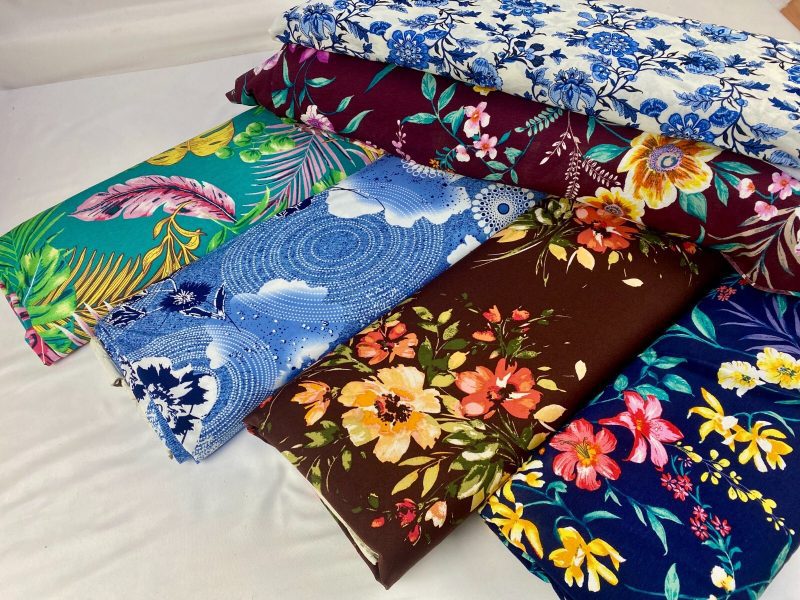 4 Way Stretch Lycra Floral Print FabricDesigner Material Dressmaking Crafts 226752928973