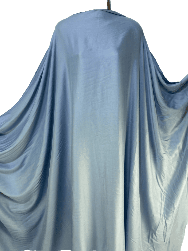 NEW Soft Viscose Fabric Plain Denim Blue Dress Craft Material FREE PP 226773533303