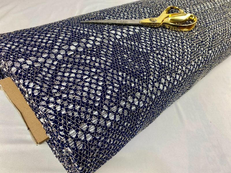 New Thick Bonded Metallic Double Jersey Fabric Jacket Upholstery Craft Material 326586051843