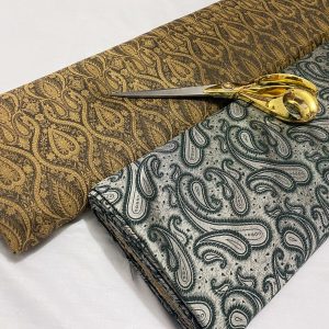 Reversible Soft Jacquard Brocade Fabric – Dress, Crafts, Cushions