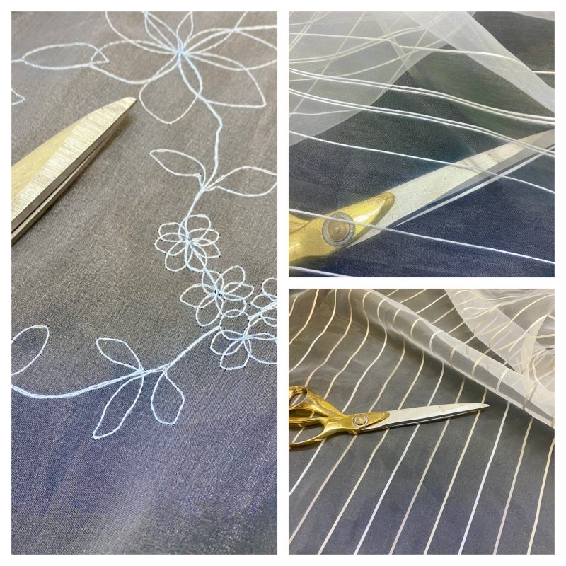 NEW Extra Wide Voile Organza Fabric 120 305cm BridalCurtainsStage FREE PP 326615344194