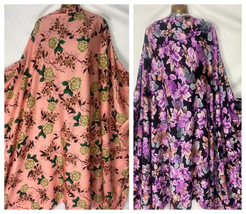 NEW Soft PowderTouch 100 Viscose Floral Prints DressCraft FabricFREE PP 326148217134