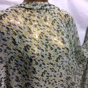 Crinkle Chiffon Georgette Small Floral Print Dress/Craft Fabric