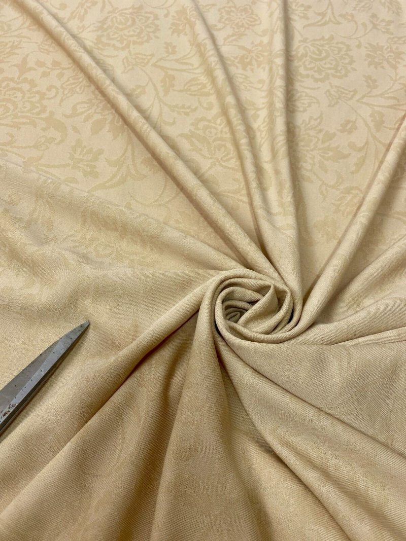 NEWMHeavy Embossed Stretch Jersey LGold DressCraftCurtain FabricFREE PP 226173807274