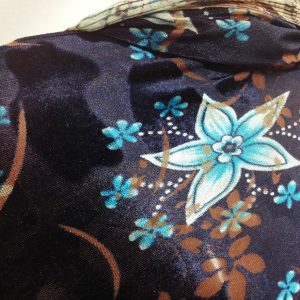 *SPECIAL OFFER* Top Quality Burnout Velvet In Floral Print Dress/Crafts Fabric