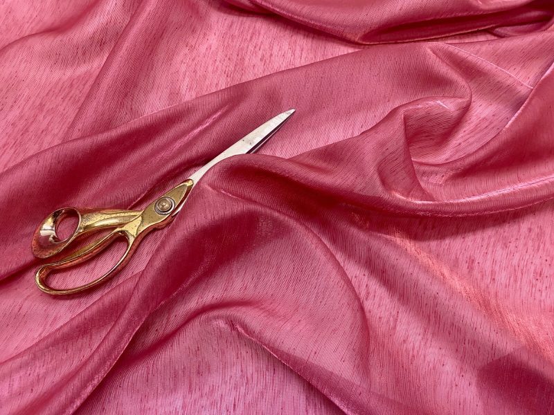 100 Polyester Crepe Semi Sheer FabricRose RedDressCraftCurtains FREE PP 226807901485