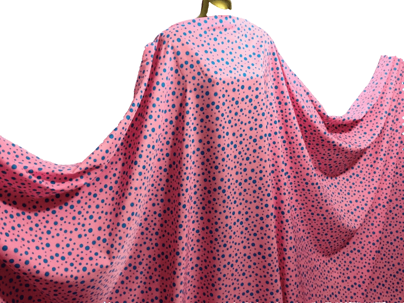 NEW LWeight Smooth Polyester Spotted Print DressCraft Fabric FREE POSTAGE 323314513425