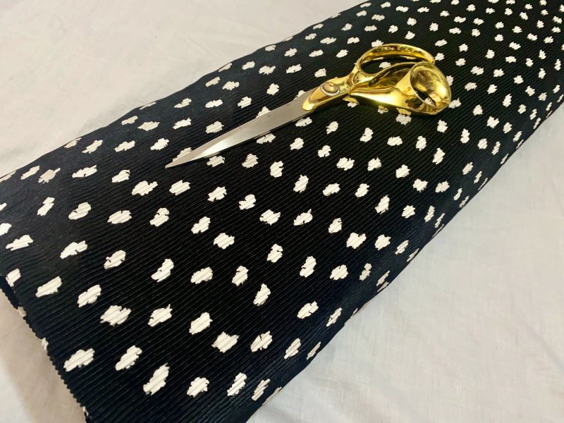 NEW Stretch Pleated Cord Knit Jersey DressCraft Fabric Material FREE PP 324682865565