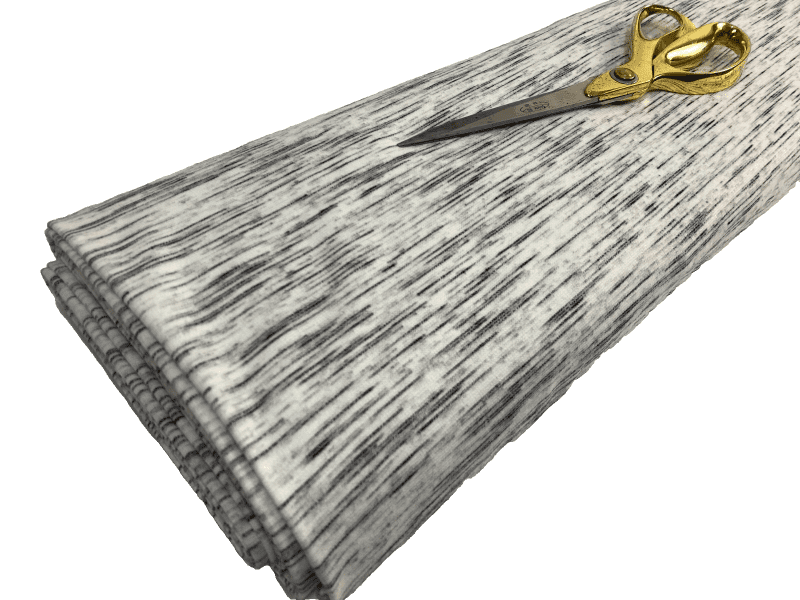 NEW Stretch Viscose Double Knit Jersey WhiteGrey Streaks Dress Fabric FREE PP 326598572475