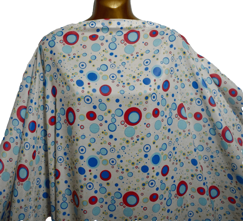 NEWLWeight Smooth Polyester Spotted Design Print 2 DressCraft FabricFREE PP 224510879145