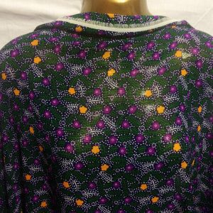 Multi Colour Floral African Crinkle Georgette Dress/Crafts Fabric