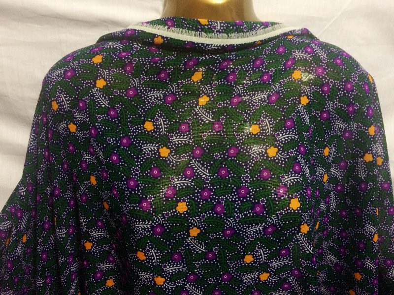 NEWMulti Colour Floral African Crinkle Georgette DressCrafts FabricFREE PP 222278703205