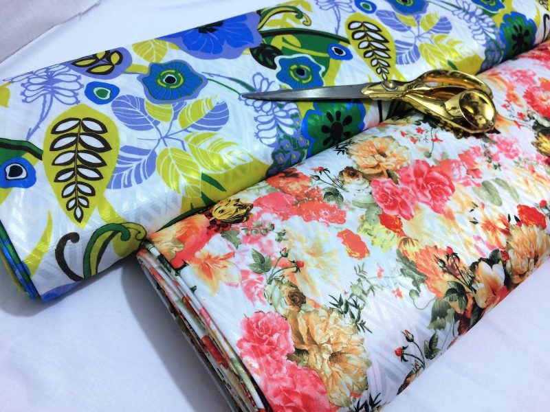 NEWOne Way Stretch Jacquard FloralDiamond Weave MaskDressCushions Fabric 222520723795