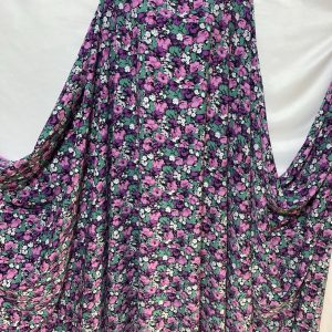 Smooth Soft M/Weight Polyester Floral 13 Print Dress/Craft Fabric