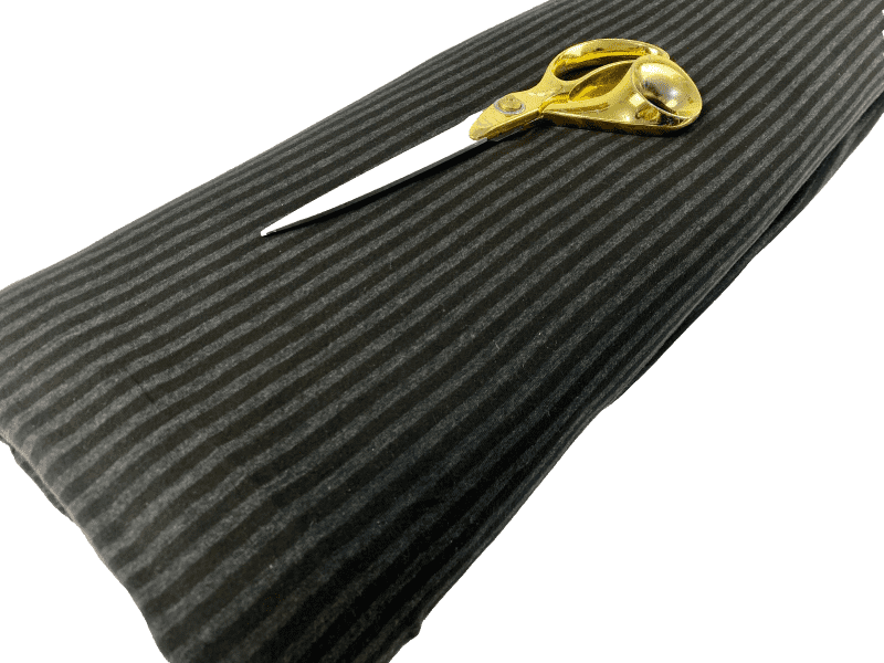 SALE Quality Stretch Viscose Jersey Black Grey Striped Dress FabricFREE PP 226751067225