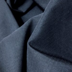 Midnight Blue Polyester Blend Checked Weave Lining/Craft/Curtain 62"W