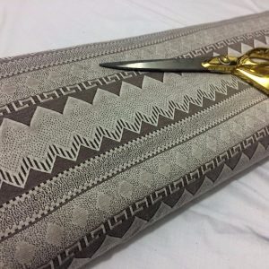 Lightweight Stretch Viscose Jacquard Jersey Aztec Weave Mask/Dress Fabric