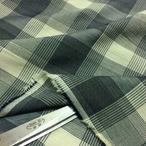 L/Weight Woven Viscose/Rayon Check Print Dress/Shirt/Craft Fabric