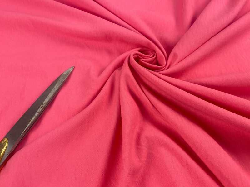NEW Drapey Soft Powder Touch Polyester Fabric Deep Pink Dress Craft Material 226804524007