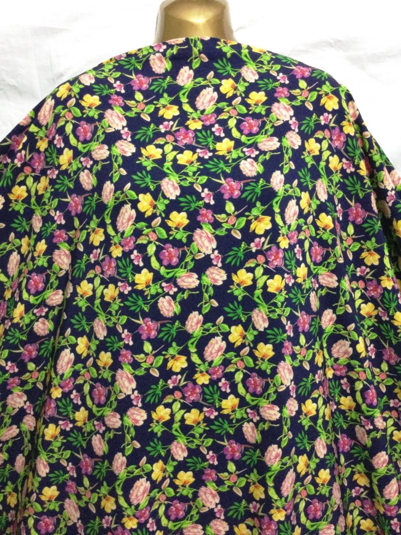 NEW-LWeight-Microfiber-Floral-3-Print-MaskDress-Fabric-FREE-POSTAGE-323399722197 NEW LWeight Microfiber Floral 3 Print MaskDress Fabric FREE POSTAGE 323399722197