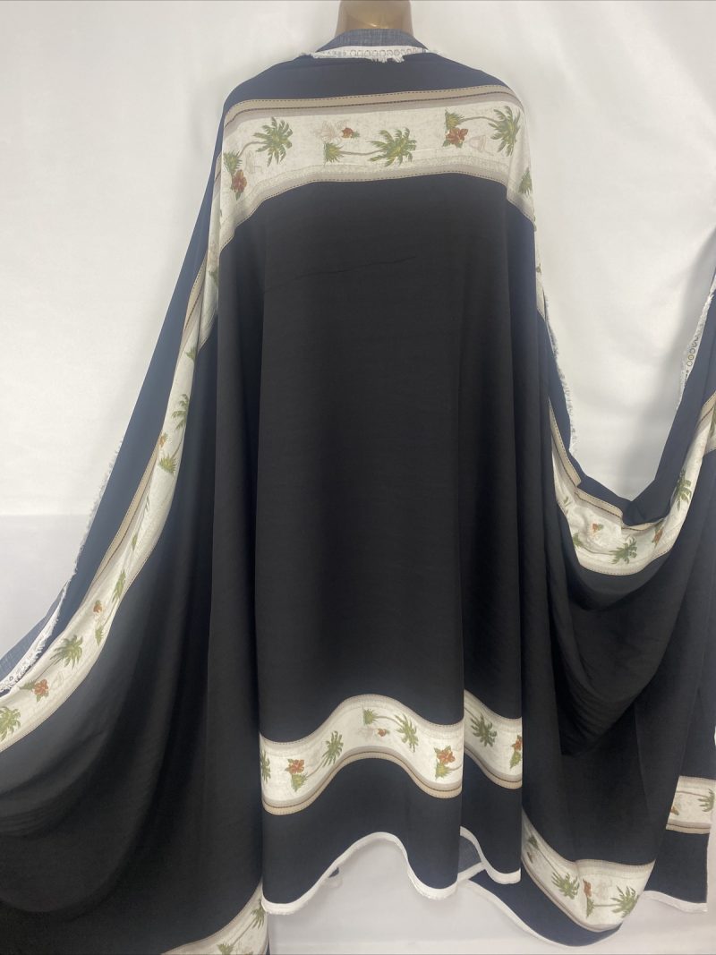 Sale Soft Viscose Double Border Palm Trees Print DressCraft FabricFREE PP 325700522027