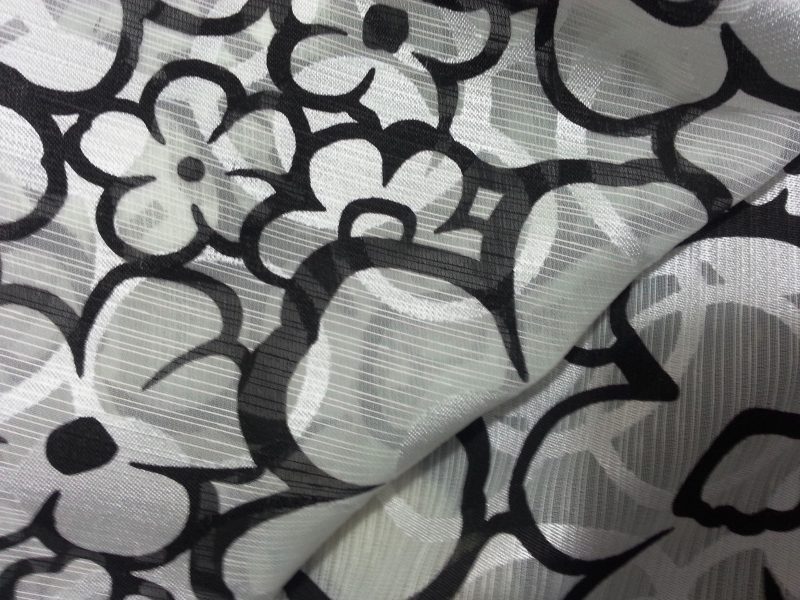 Stunning Designer Burnout Floral Print UpholsteryCraftsCurtains Fabric NEW 221311119677
