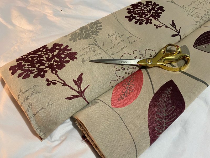 CLEARANCE Designer Reversible Satin Jacquard 2 CurtainsCraftsCushions Fabric 224714048228