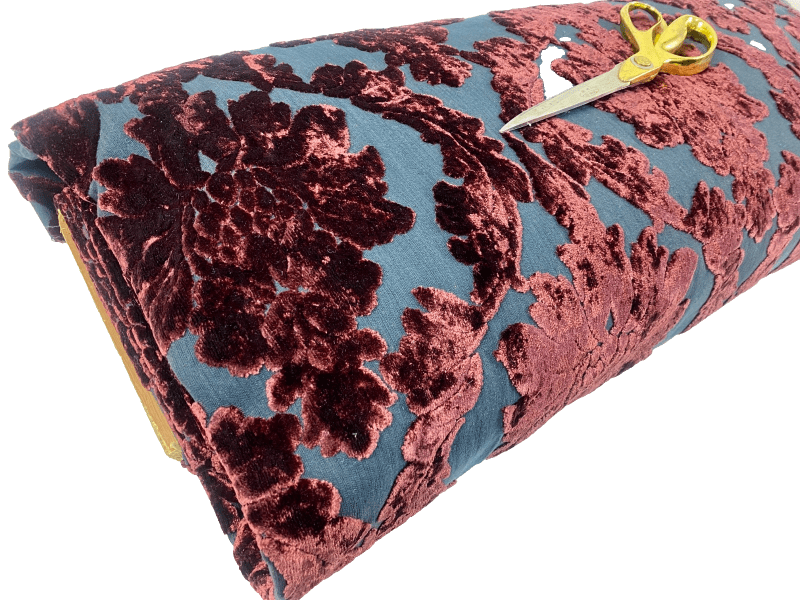 NEW Designer Thick Heavy Velvet Devore Woven Jacquard Curtain Cushion Upholstery 226972756838