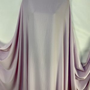 M/Weight Pale Lilac Self Stripe Woven Polyester Dress/Craft Fabric