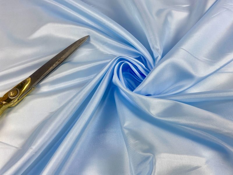 NEW Lightweight Sky Blue Semi Sheer FabricDressmaking Lining Bridal FREE PP 326626592799