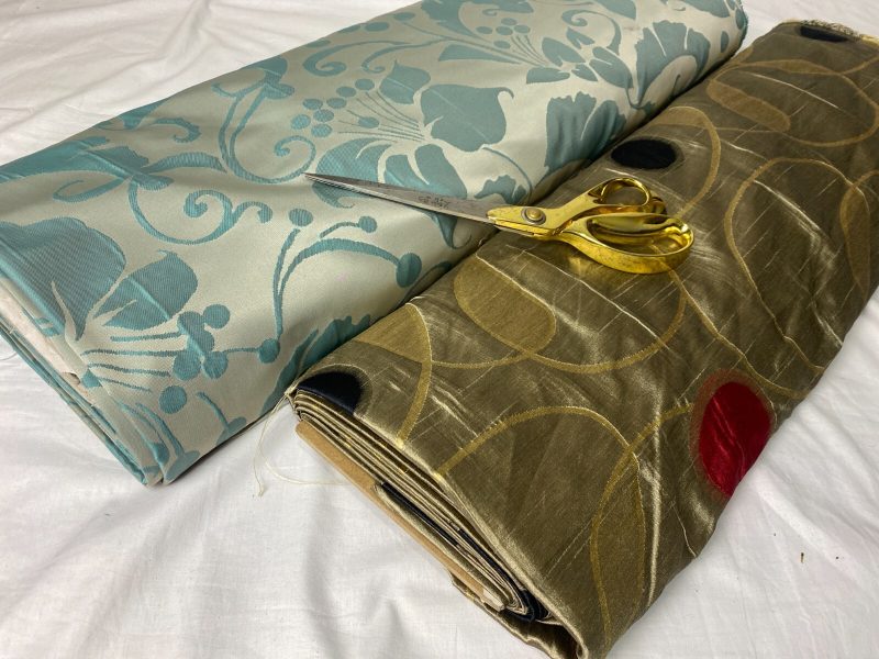 NEWReversible Floral Taffeta Sateen Jacquard Curtain Cushion Upholstery Craft 226177690679